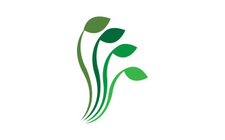 Leaf green ecology tree element icon version v22