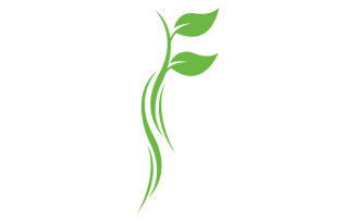 Leaf green ecology tree element icon version v24