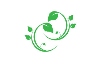 Leaf green ecology tree element icon version v25