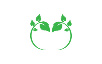 Leaf green ecology tree element icon version v29