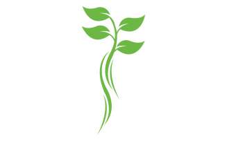 Leaf green ecology tree element icon version v32