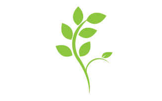 Leaf green ecology tree element icon version v7