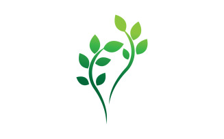 Leaf green ecology tree element icon version v8