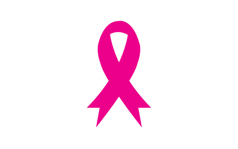 Ribbon pink icon logo element version v2 Logo Template