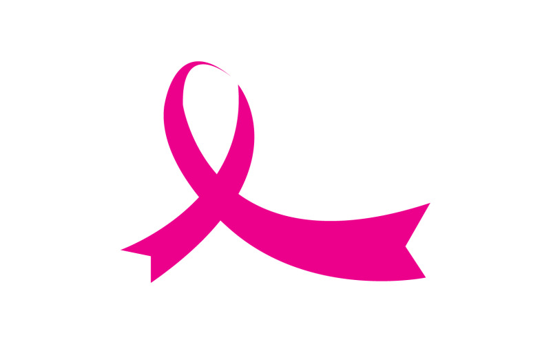 Ribbon pink icon logo element version v13 Logo Template
