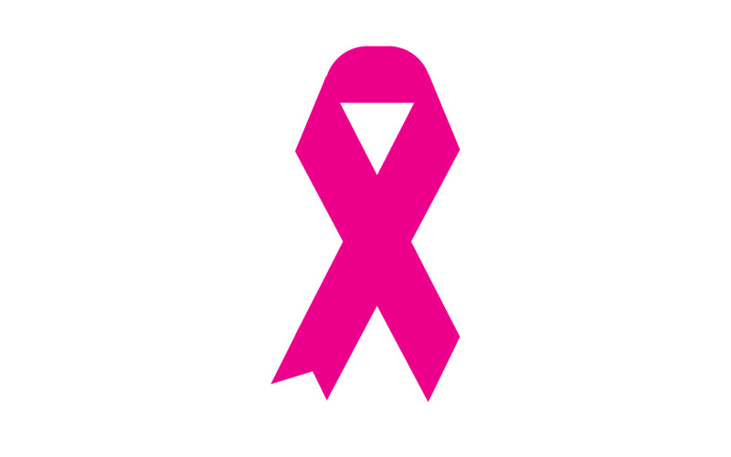 Ribbon pink icon logo element version v40 Logo Template