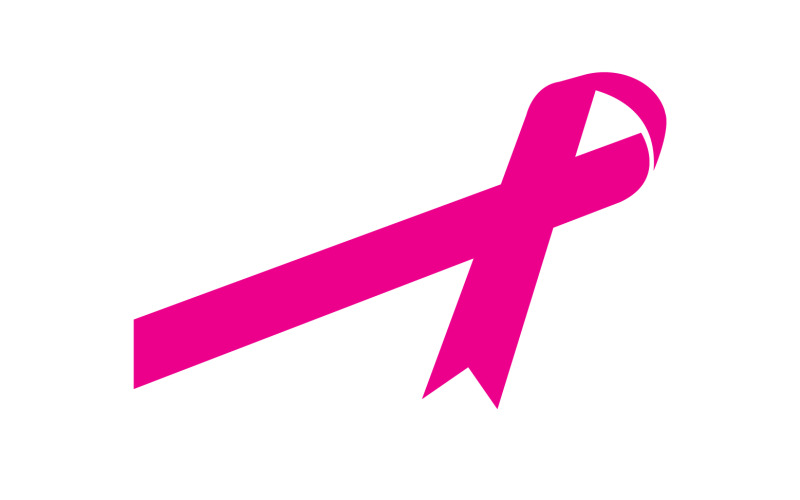 Ribbon pink icon logo element version v43 Logo Template