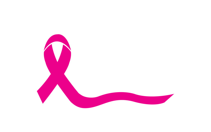 Ribbon pink icon logo element version v50 Logo Template