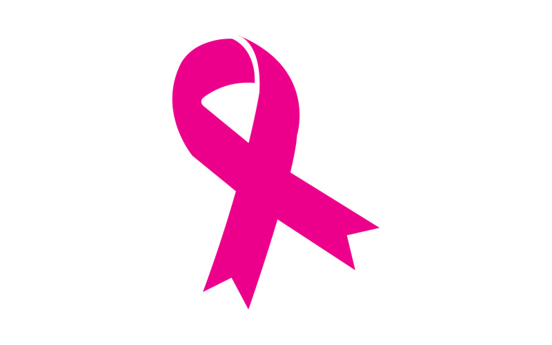 Ribbon pink icon logo element version v56 Logo Template