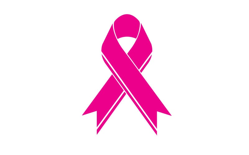 Ribbon pink icon logo element version v57 Logo Template