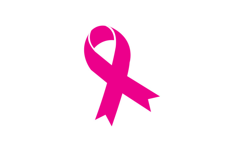 Ribbon pink icon logo element version v63 Logo Template