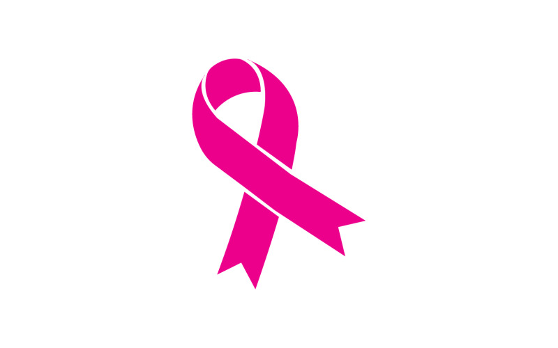 Ribbon pink icon logo element version v64 Logo Template