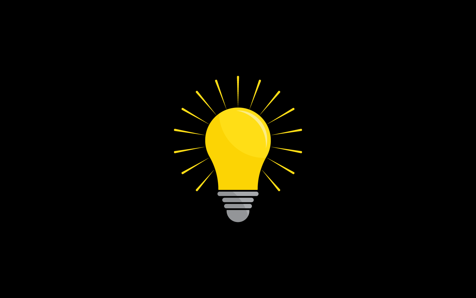 Bulb technology illustration logo design vector