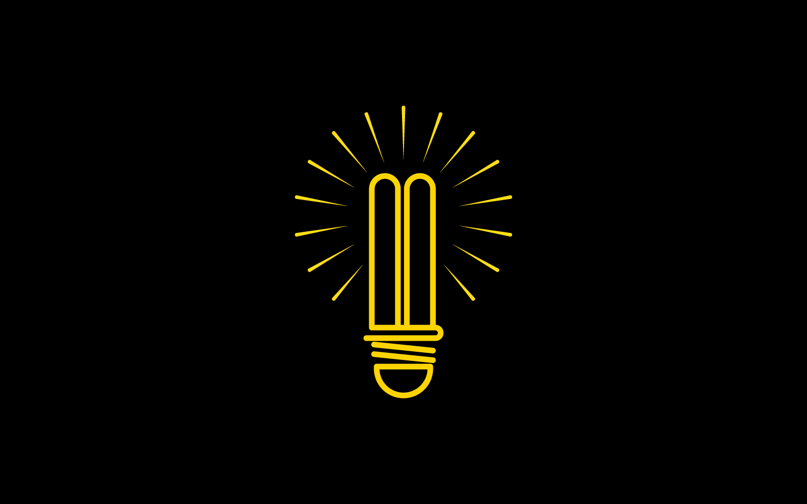 Bulb technology illustration logo template