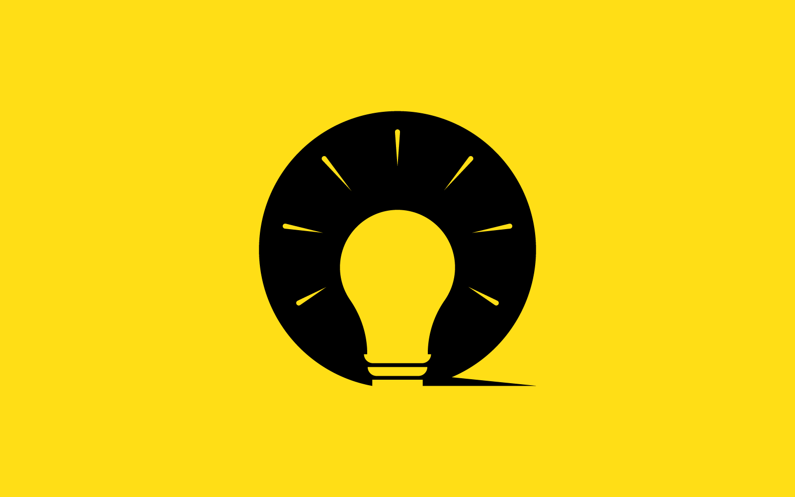 Bulb technology logo vector design template