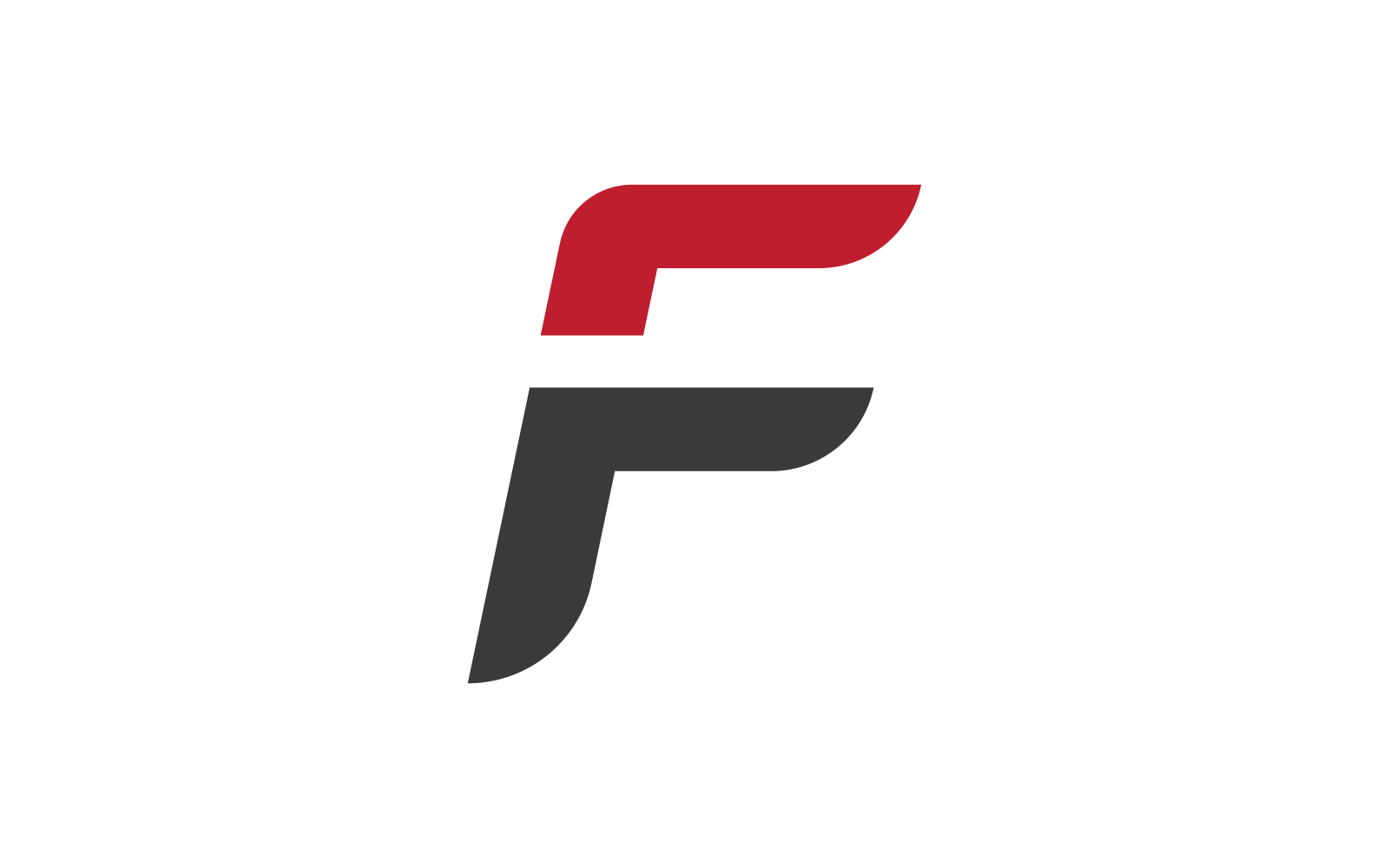 F eerste letter logo vector ontwerp