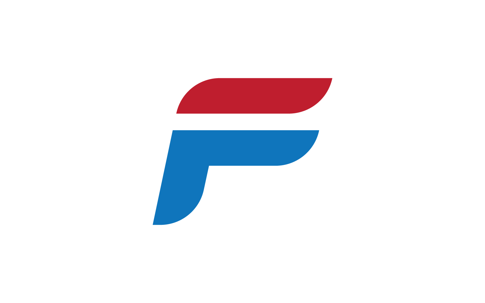 F initial letter logo vector  design illustration