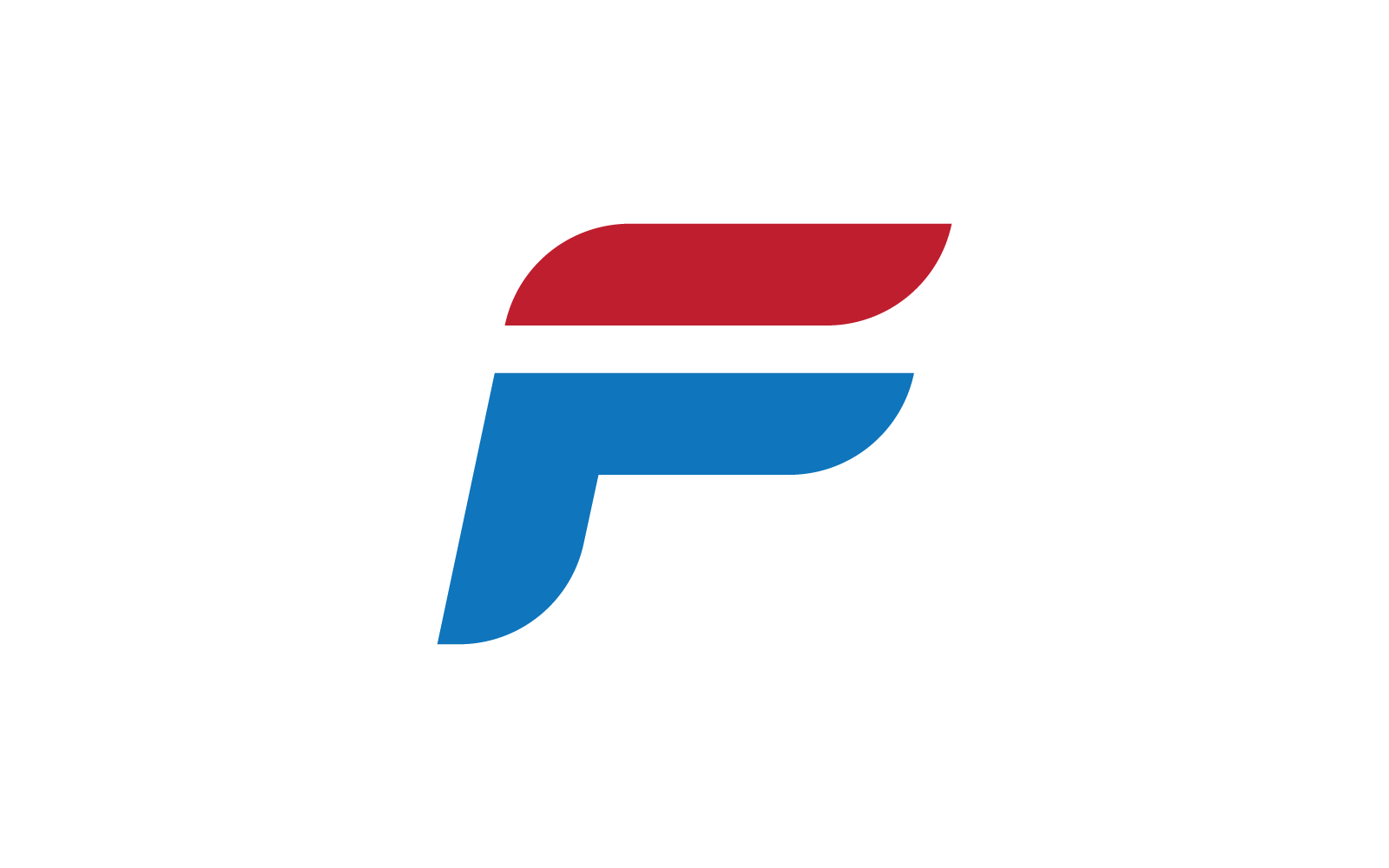 F initial letter logo vector design illustration