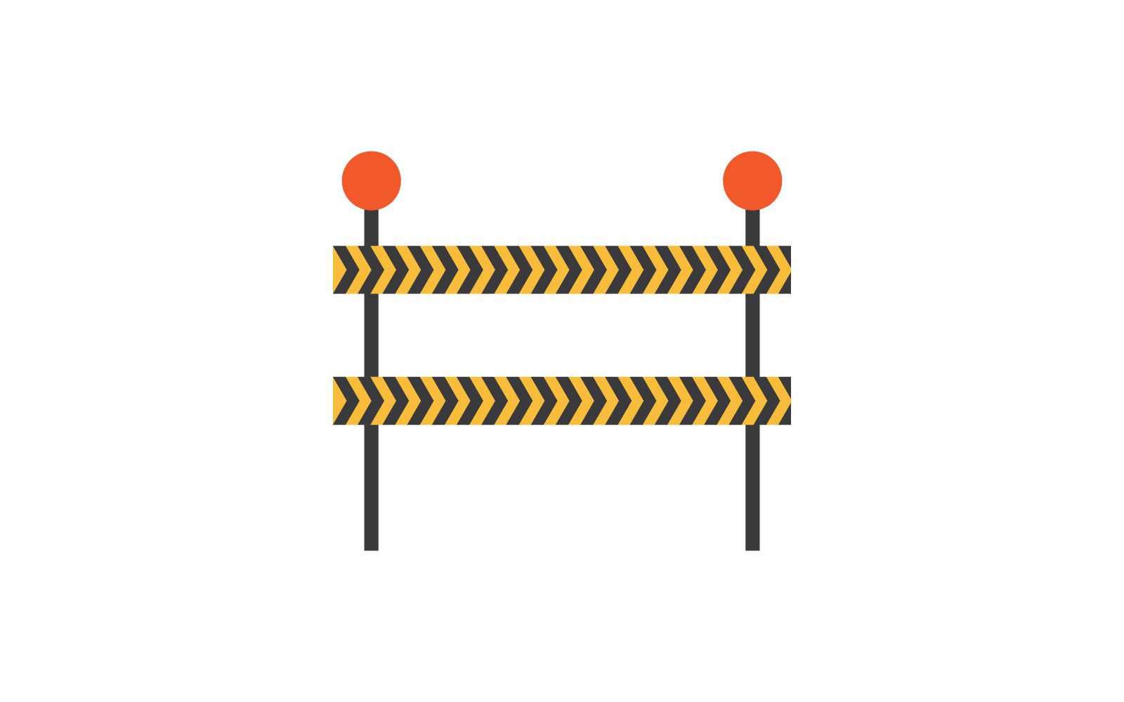 Set of Safety line,stop line,under construction line,police line design template Logo Template