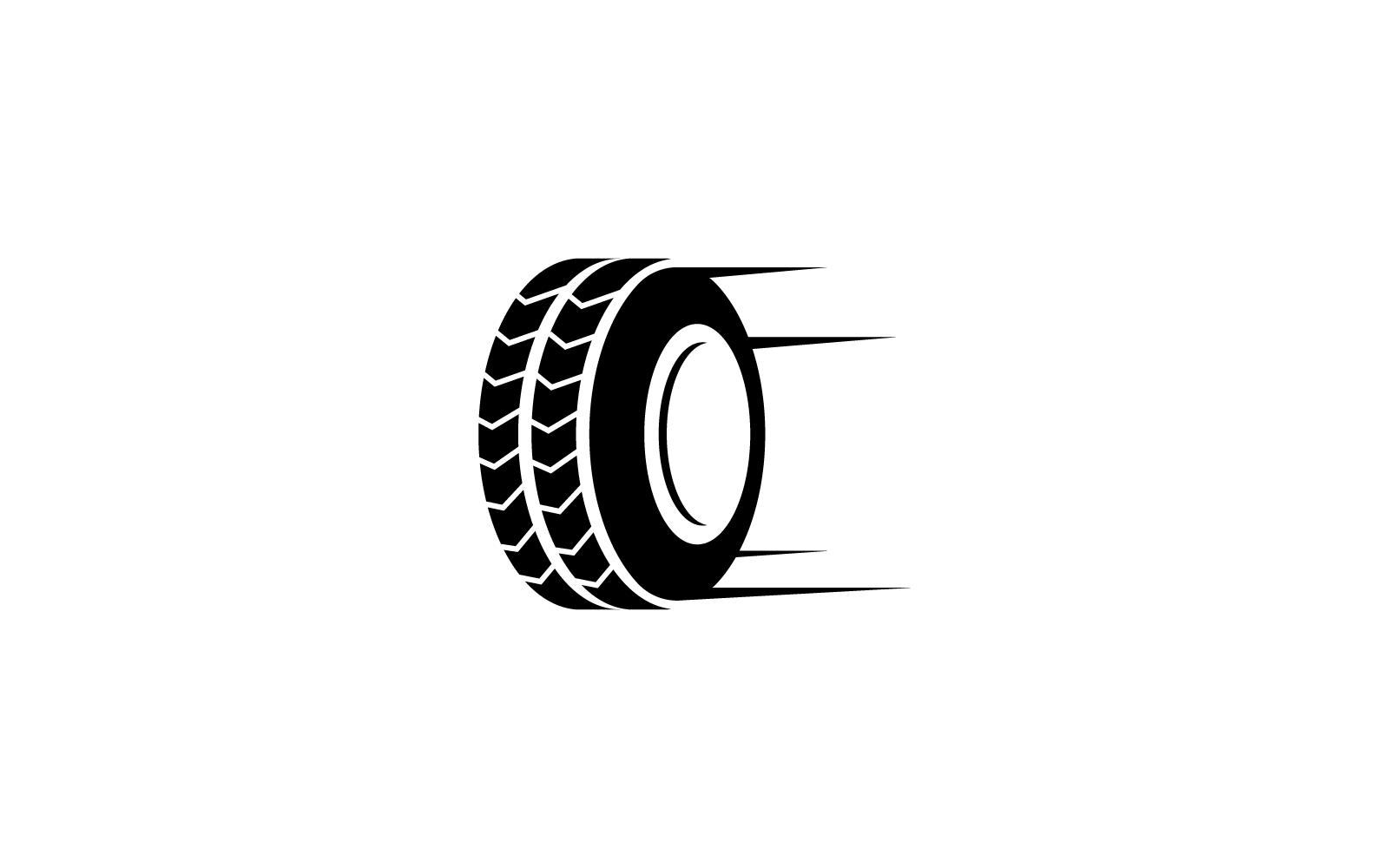 Tires illustration logo vector design template