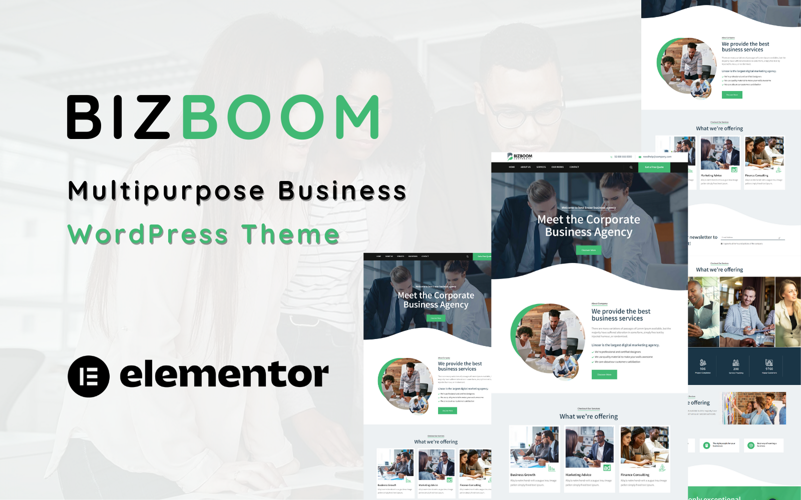 Bizboom - Multipurpose Business WordPress Theme