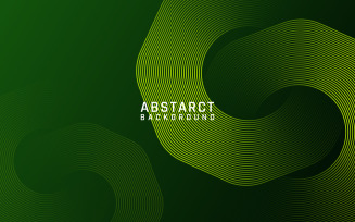 Abstract Green Technology line background