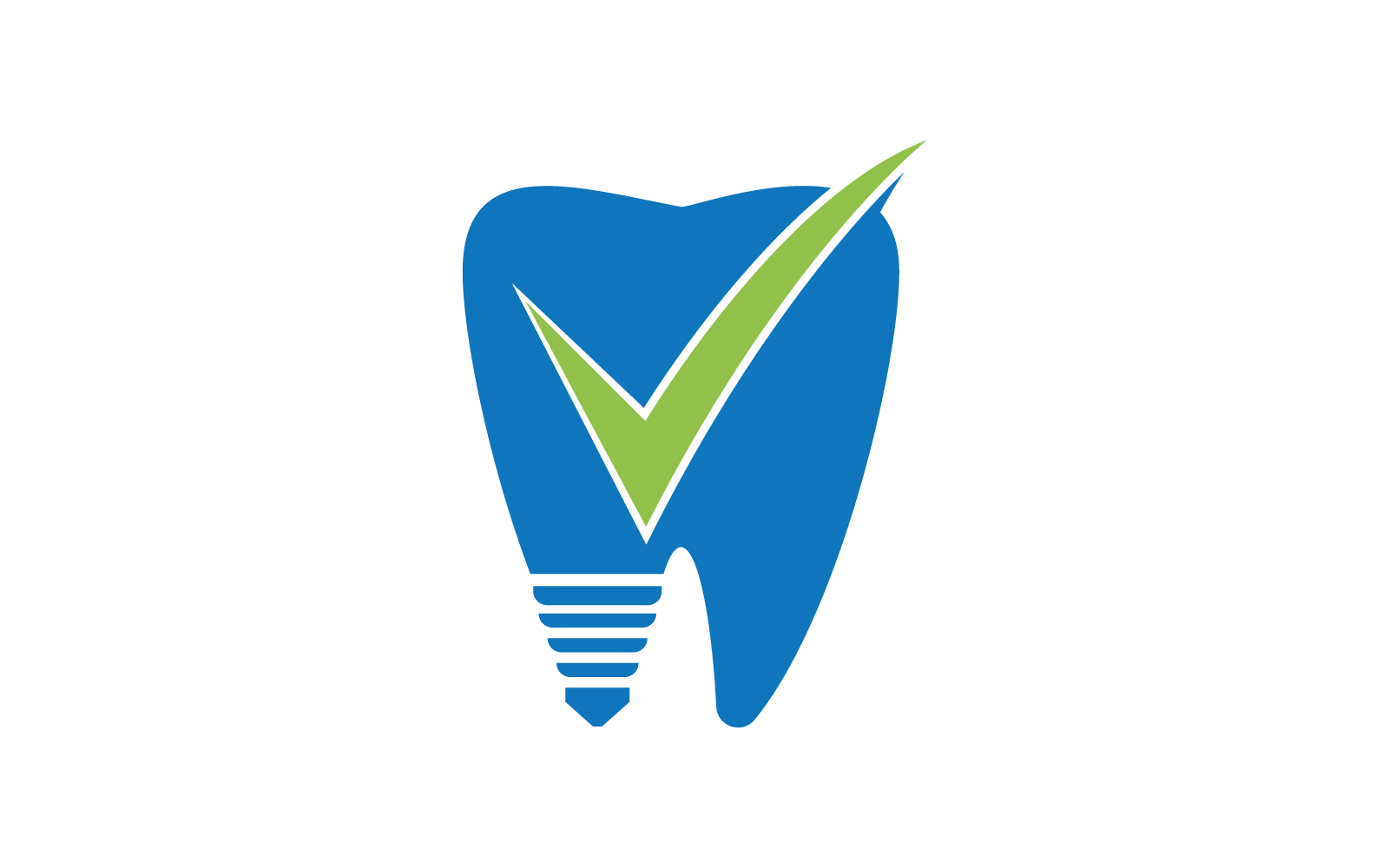 Dental template logo illustration flat design Logo Template
