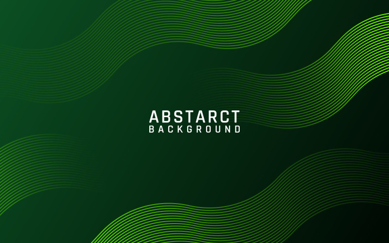 Premium Abstract Green Technology line background Background