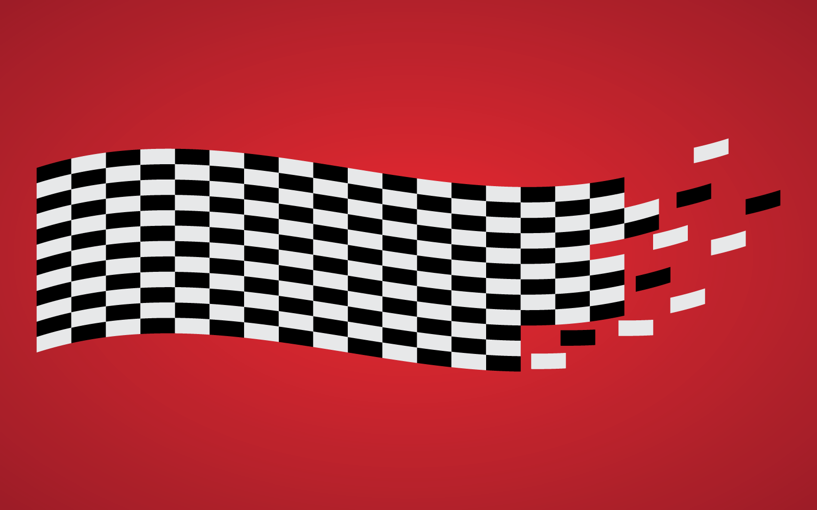 Race flag illustration vector design template