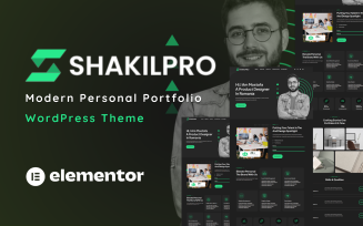 ShakilPro - One Page Portfolio WordPress Theme