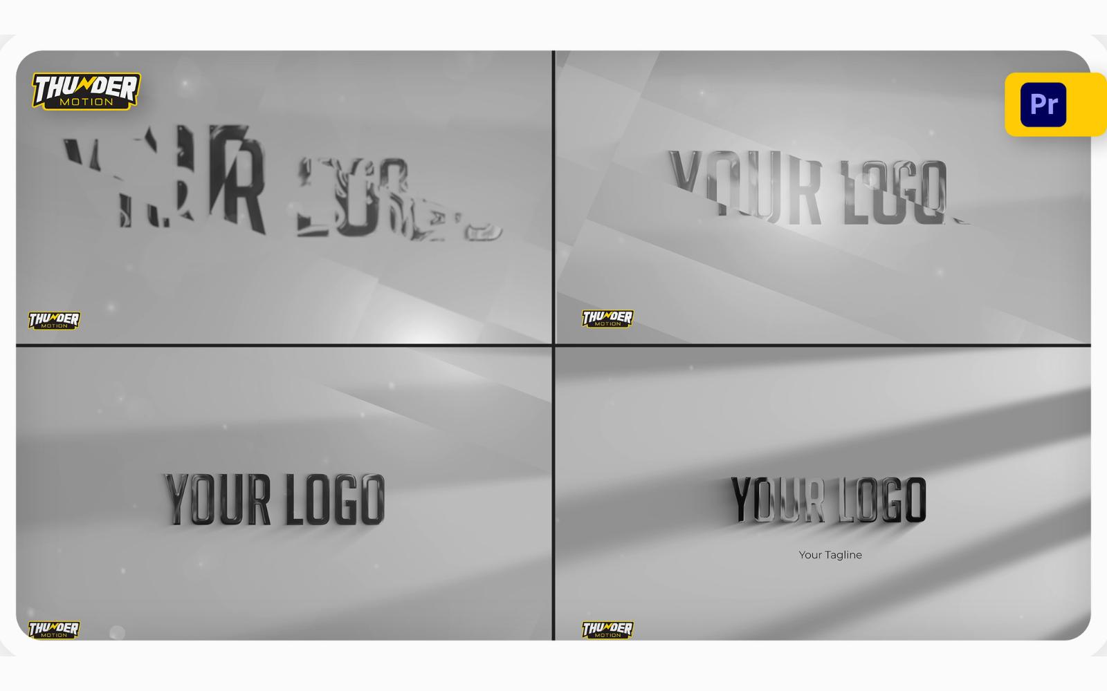 Crystal Logo Reveal - Motion Graphics Template