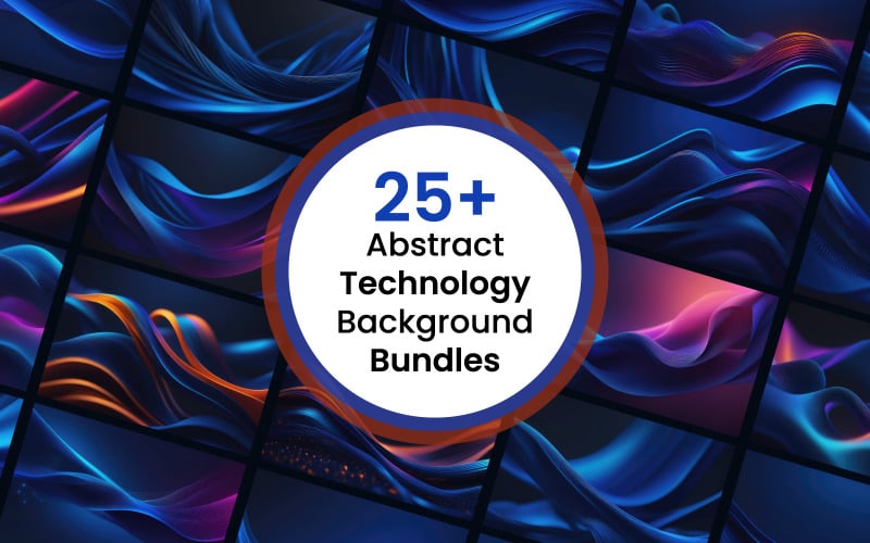 25+ Premium Abstract 3D wave background Bundles Background
