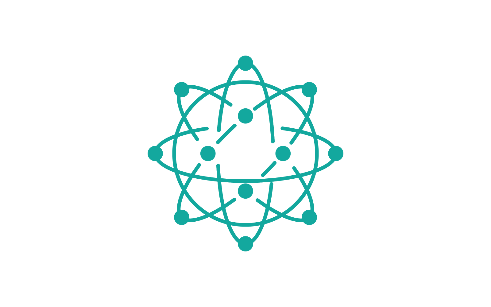 Molecule logo design vector template