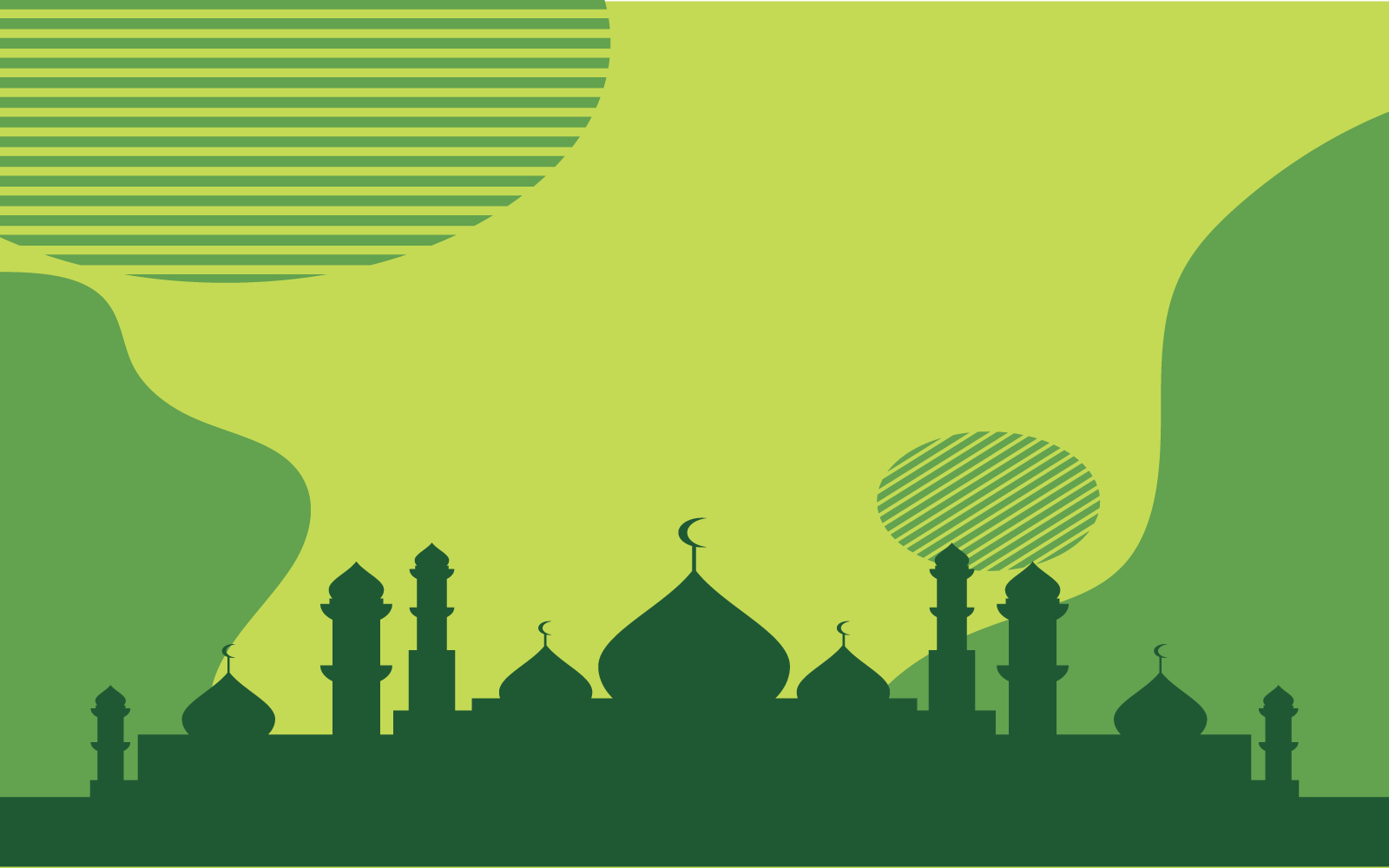 Ramadhan kareem affisch banner eller tapet illustration mall