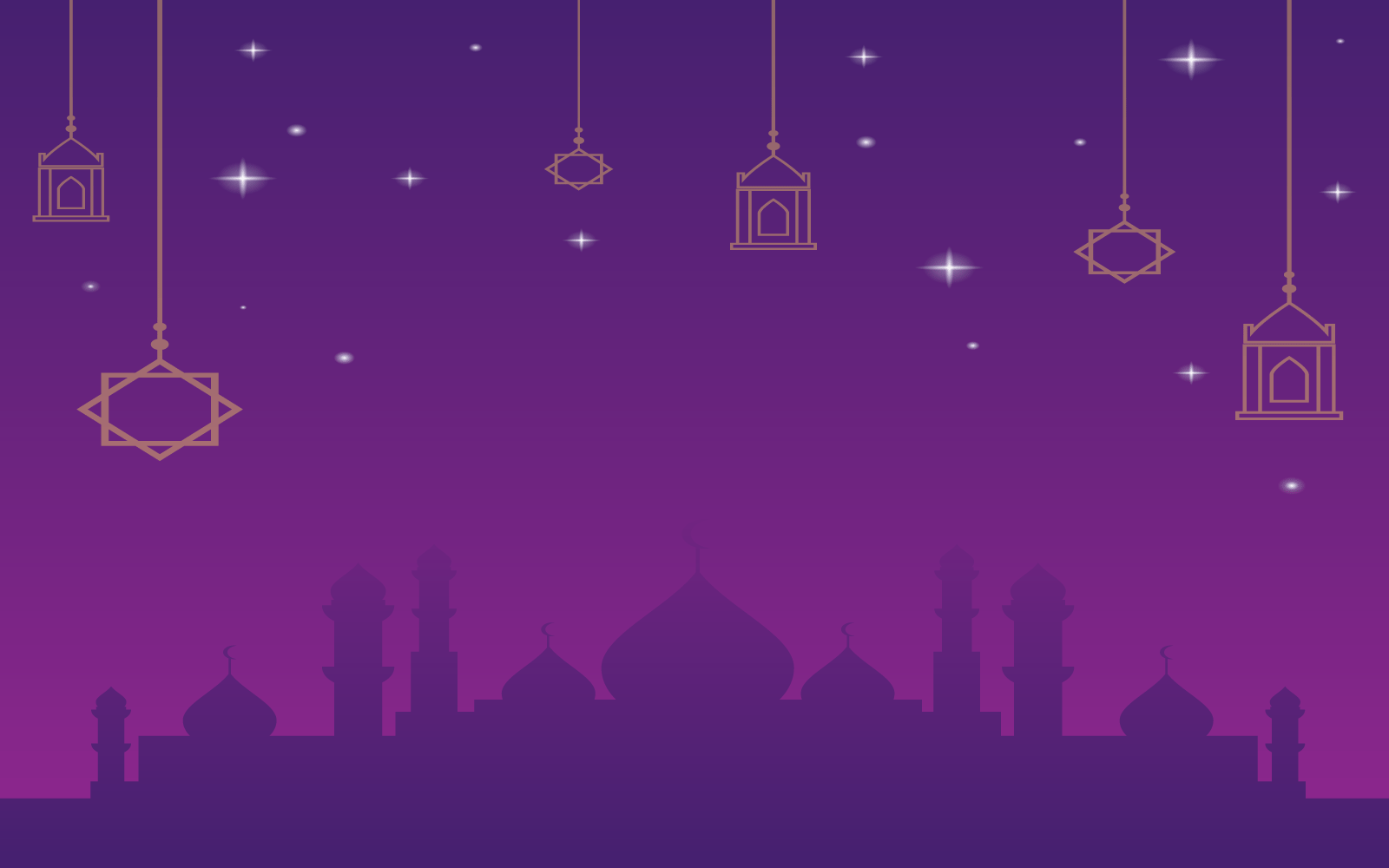 Ramadhan kareem affisch banner eller tapet platt design vektor
