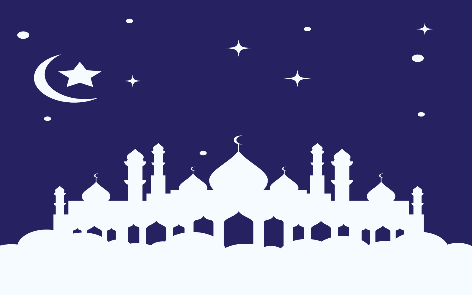 Ramadhan kareem poster banner or wallpaper design vector template Logo Template