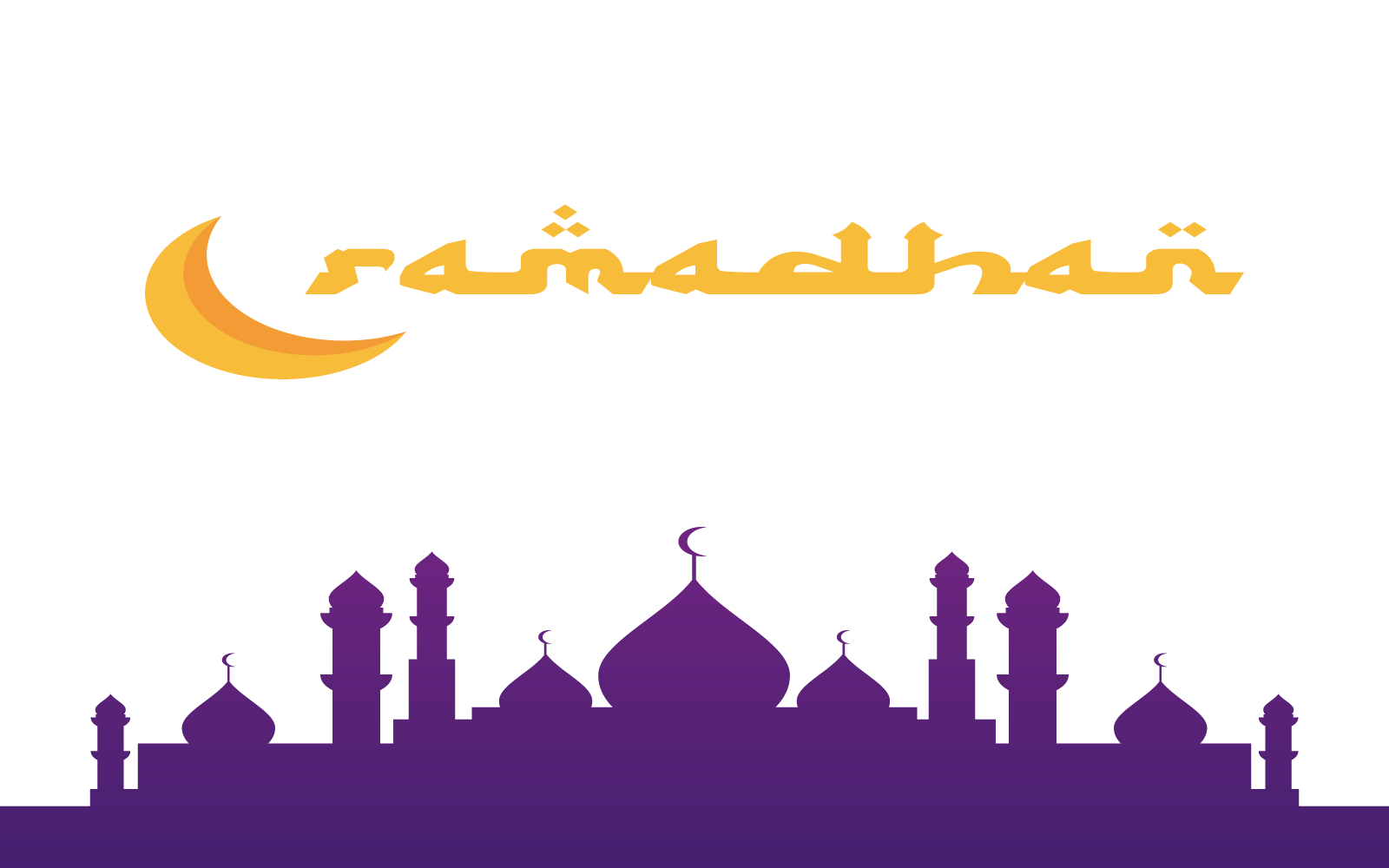 Ramadhan kareem poster banner or wallpaper design vector