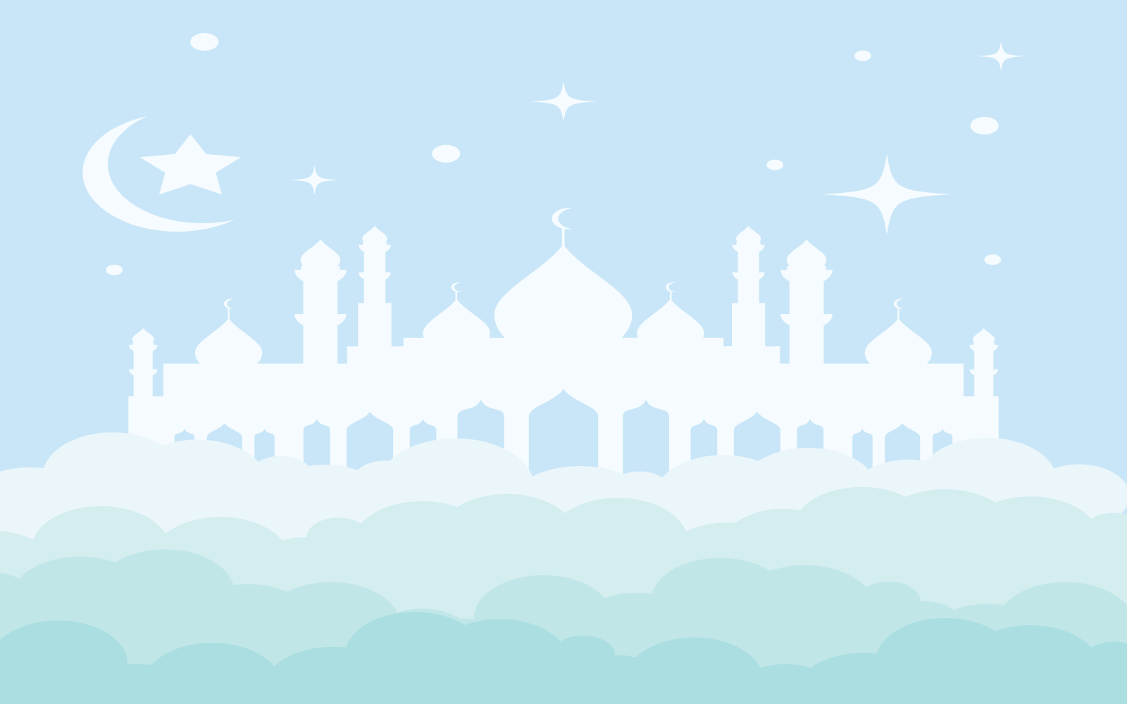 Ramadhan kareem poster banner or wallpaper design vector