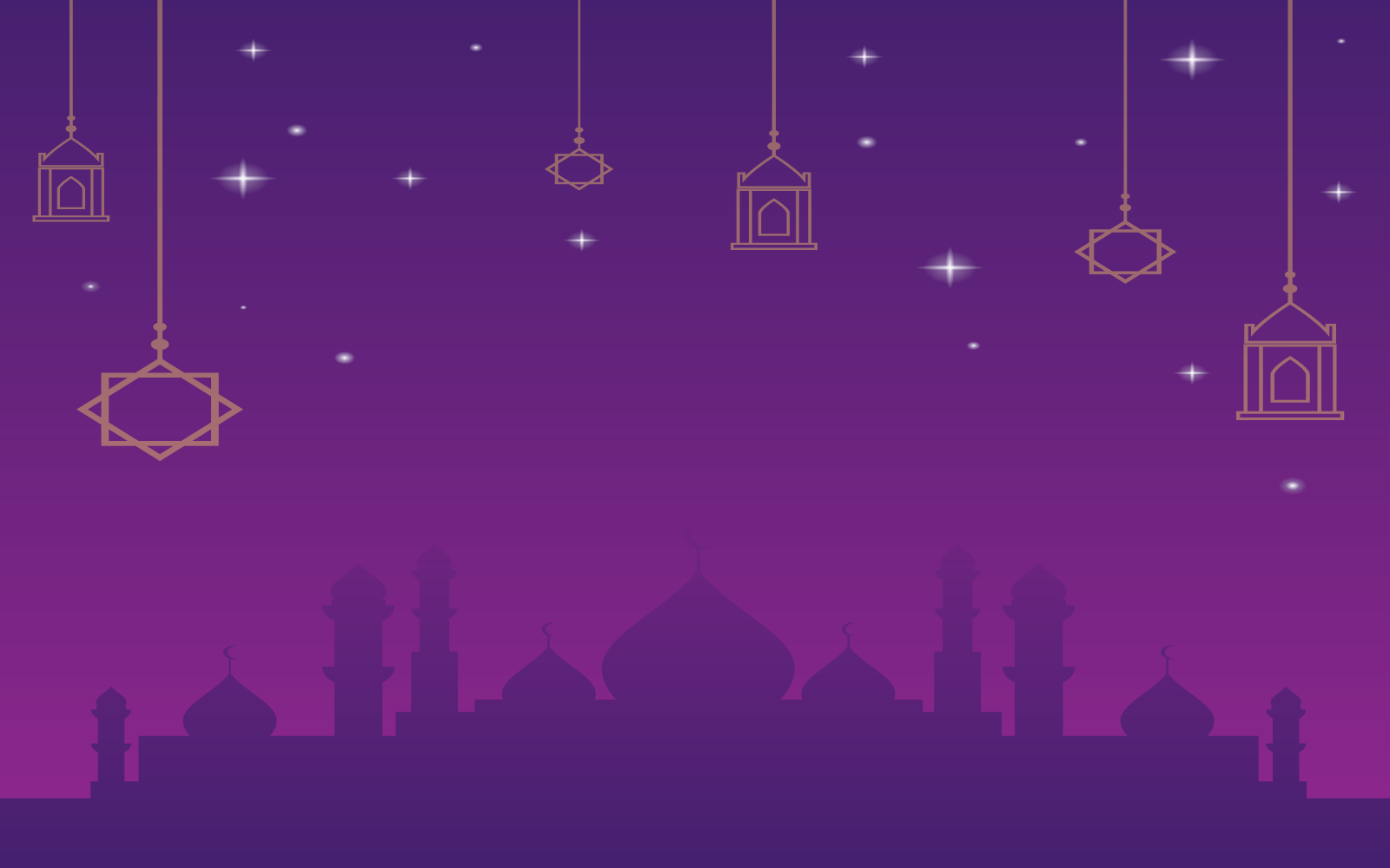 Ramadhan kareem poster banner or wallpaper flat design vector Logo Template