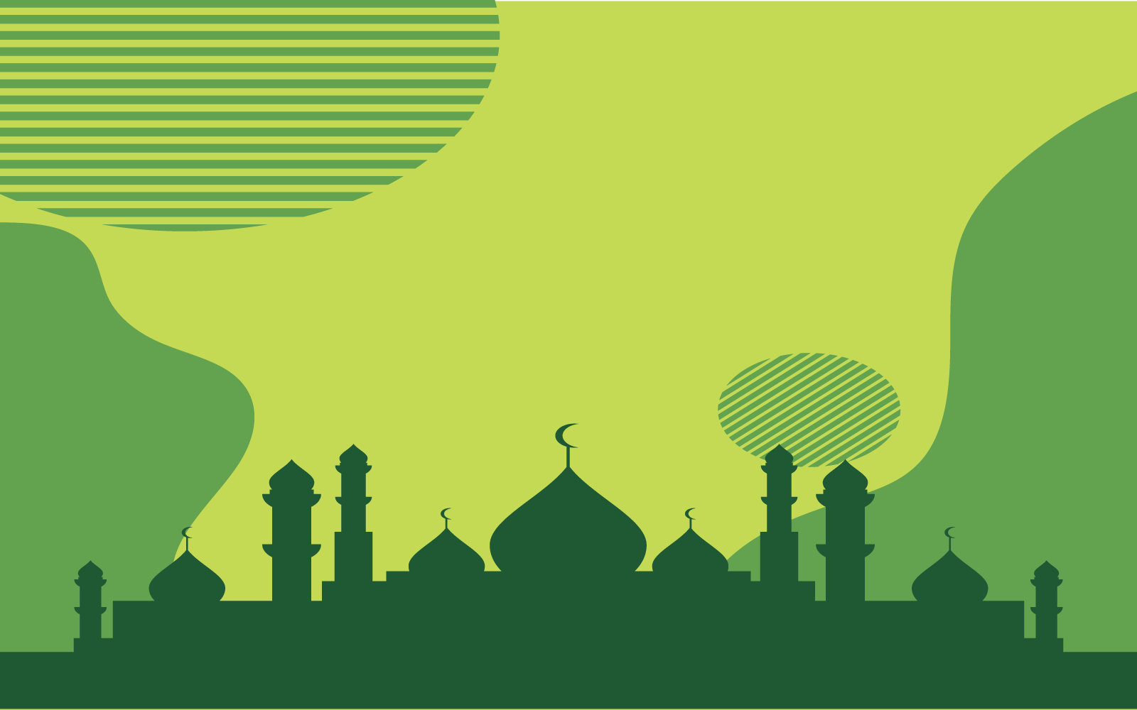 Ramadhan kareem poster banner or wallpaper illustration template Logo Template