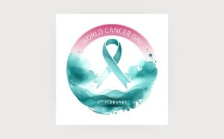 World Cancer Day Social Media Post Template - 01