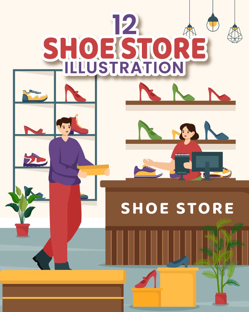 Template #390673 Store Shoe Webdesign Template - Logo template Preview