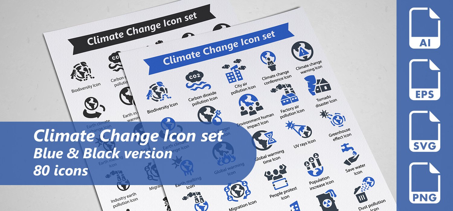 Kit Graphique #390674 Climat Changement Divers Modles Web - Logo template Preview