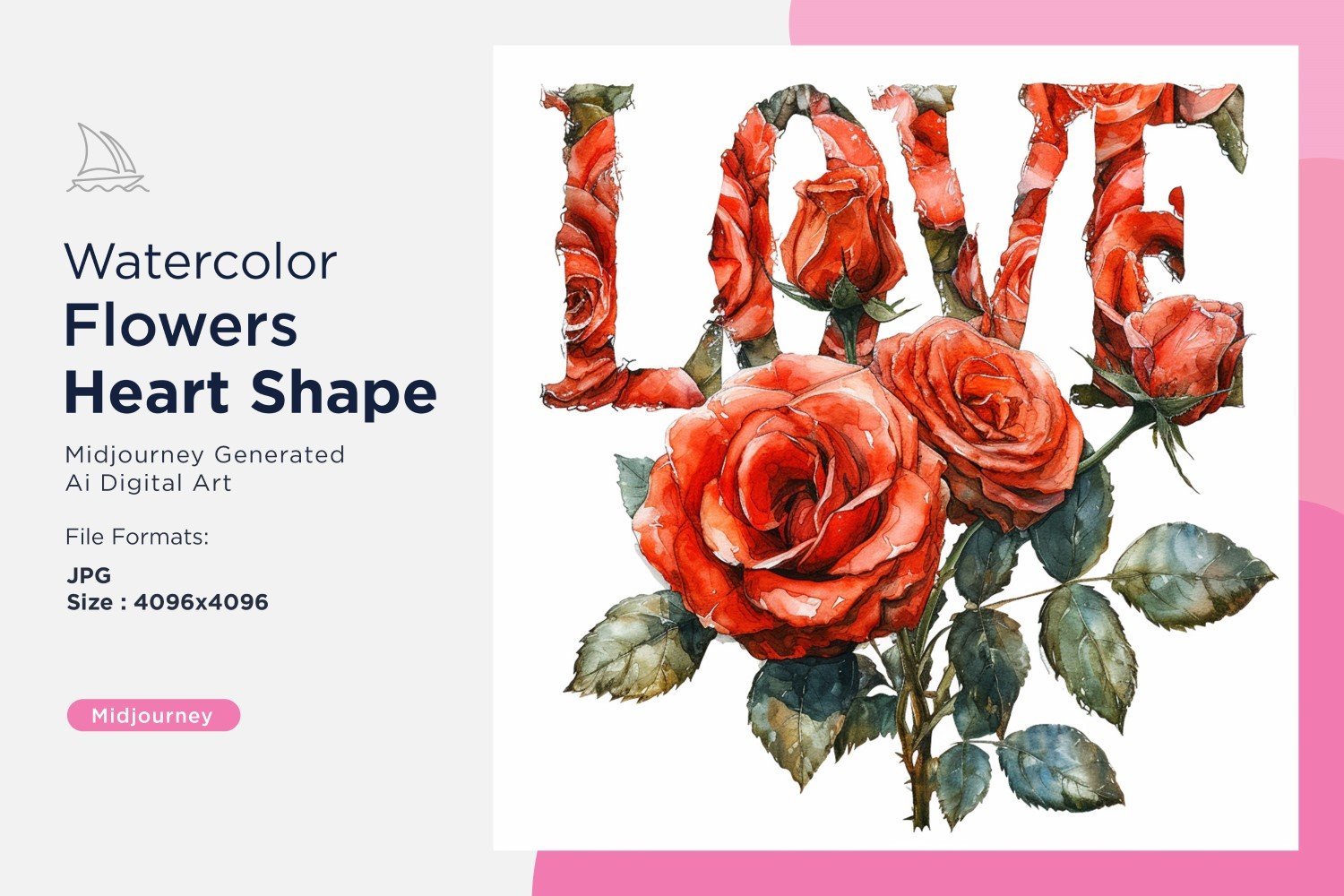 Kit Graphique #390679 Watercolor Fleurs Divers Modles Web - Logo template Preview