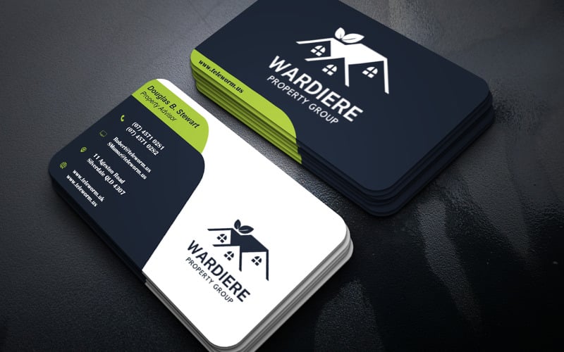Business Card for Investment Strategist - Visiting Card Corporate Identity