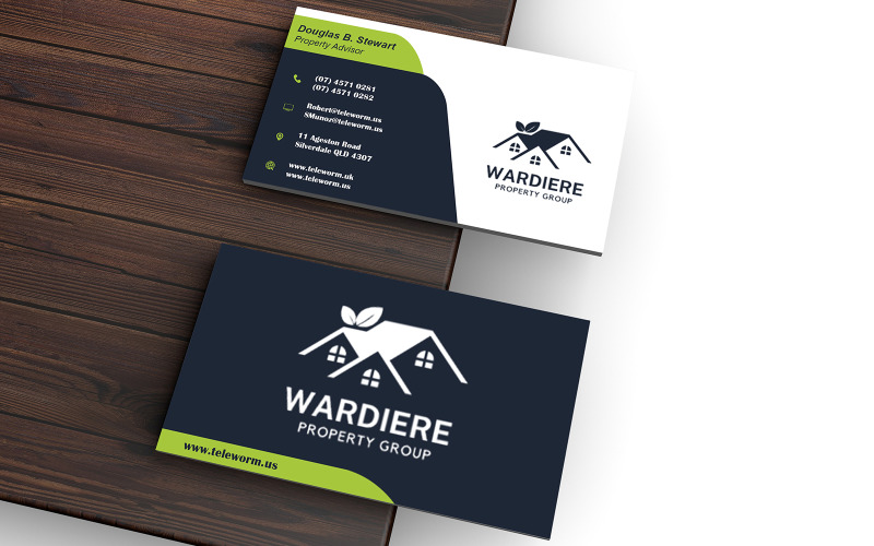 Business Card for Investment Strategist - Visiting Card Corporate Identity