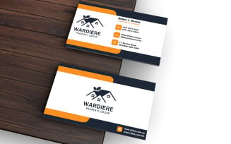 Business Card for Property Analyst - Visiting Card Template