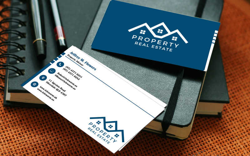 Business Card for Real Estate Investor - Visiting Card Corporate Identity