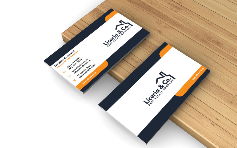 Business Card for Realty Advisor - Visiting Card Corporate Identity