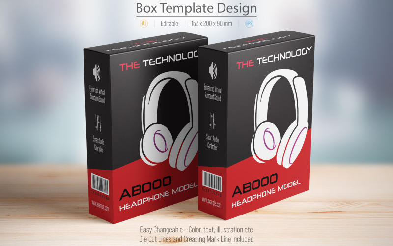 Clean And Corporate Box Packaging Template Corporate Identity